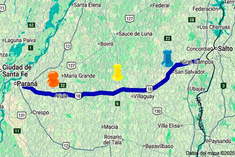 Cuál es la distancia y ruta del Paso de Los Libres a Concordia 3 Cuál es la distancia y ruta del Paso de Los Libres a Concordia